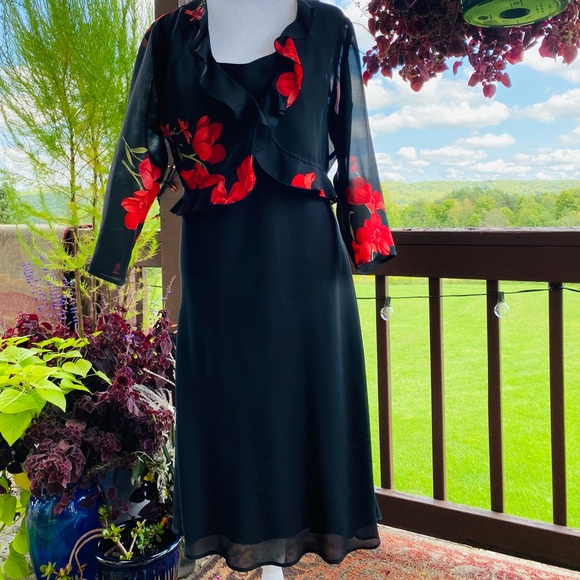 Slip Dress with Jacket - Picture 1 of 10